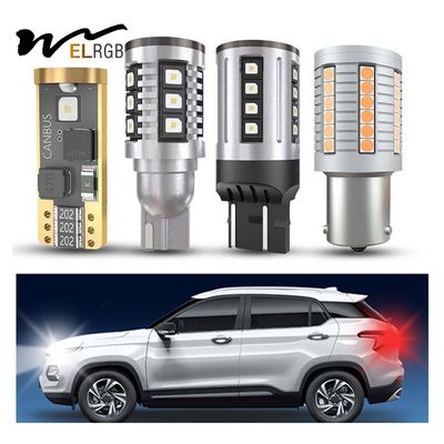quality उच्च चमक बल्ब एलईडी Canbus P21w Ba15s 1156 1157 7440 7443 T15 W5W T10 T20 कार मोड़ संकेत रोशनी factory